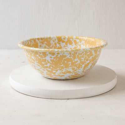 Splatter Enamel  Cereal Bowl