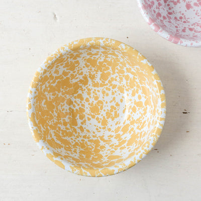 Splatter Enamel  Cereal Bowl