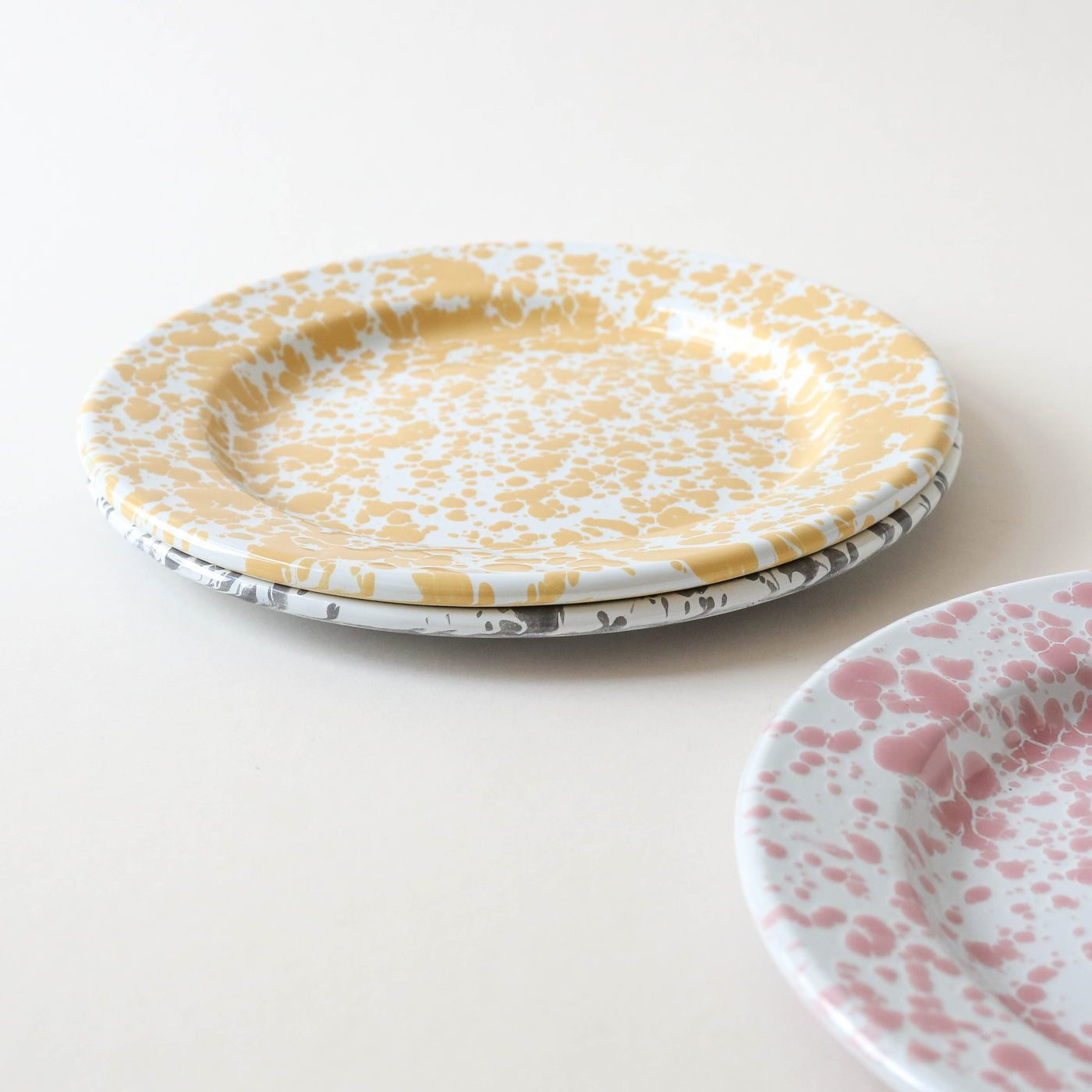 Splatter Enamel Side Plate