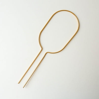 Mini Golden Plant Stake - Hoop