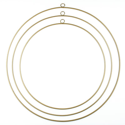 Gold Wreath Hoop - Large