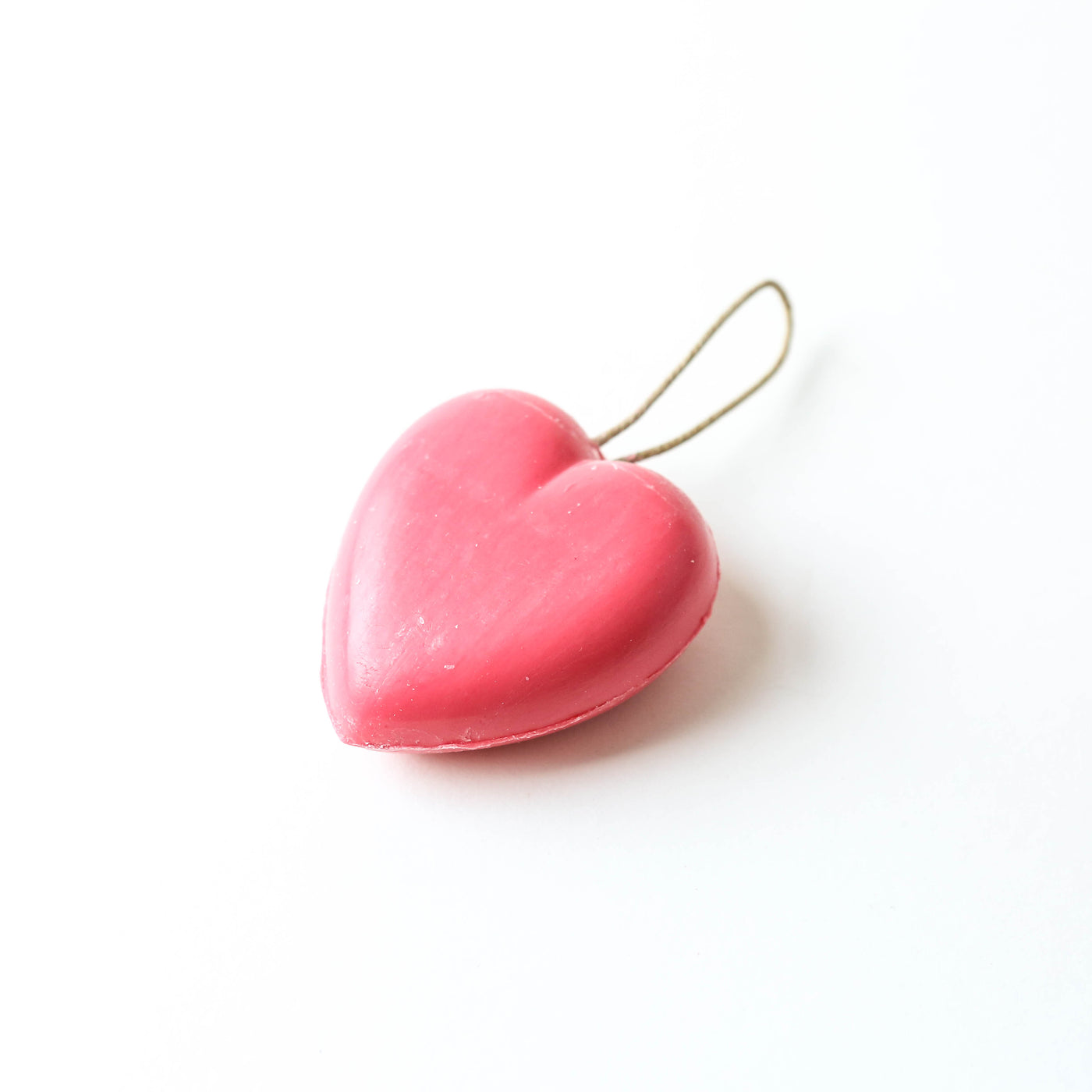 Heart Shaped Traditional Marseille Soap on a Rope 95g
