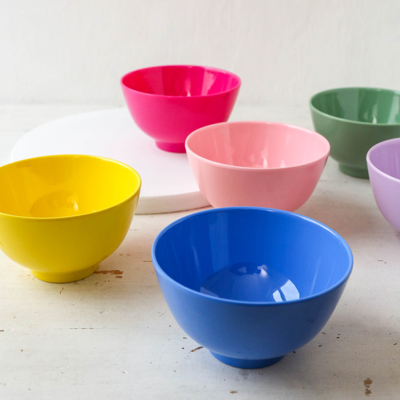 Small Melamine Bowl - Multicolour Set of 6