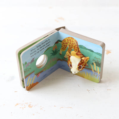 Finger Puppet Board Book - Baby Giraffe