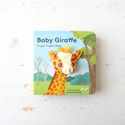Finger Puppet Board Book - Baby Giraffe