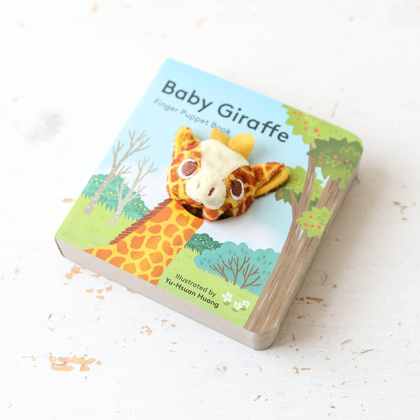 Finger Puppet Board Book - Baby Giraffe