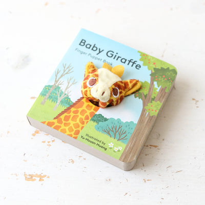 Finger Puppet Board Book - Baby Giraffe