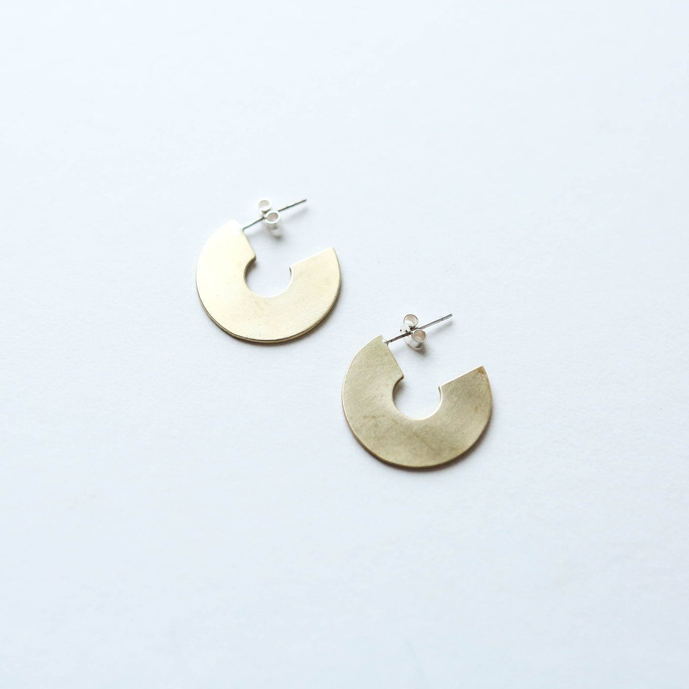 'Astrid' Flat Loop Earrings