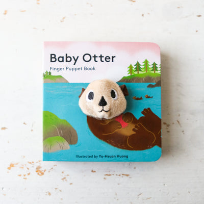 Finger Puppet Board Book - Baby Otter