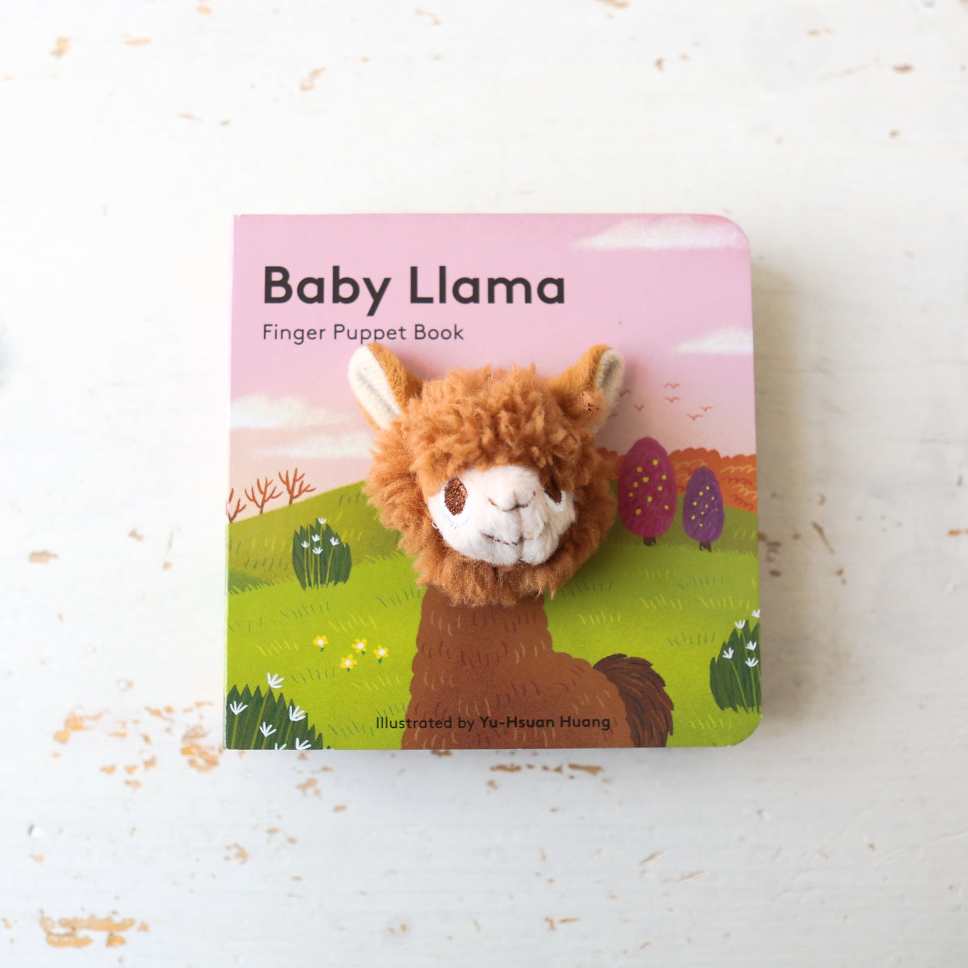 Finger Puppet Board Book - Baby Llama
