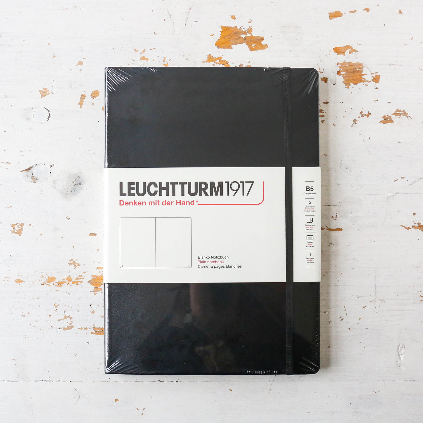 Leuchtturm B5 Composition Notebook - Black
