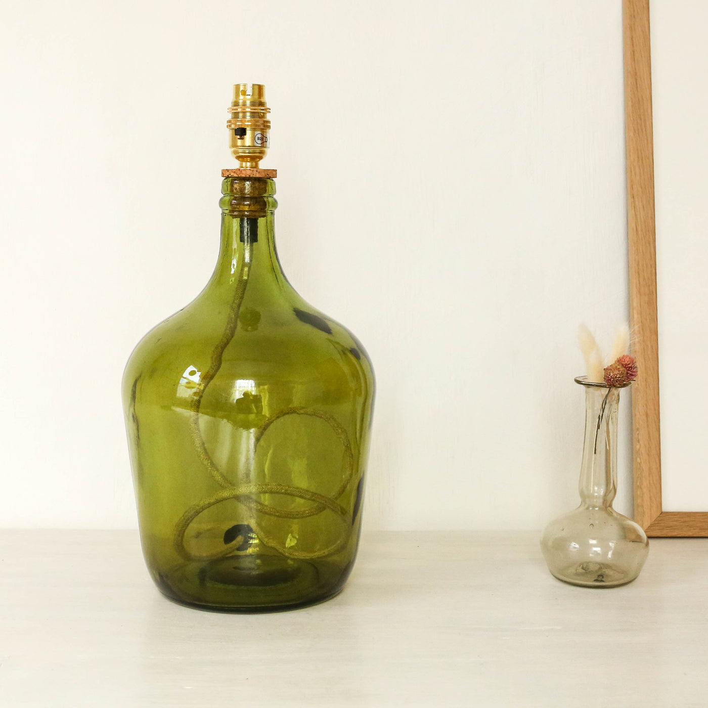 Recycled Glass Bottle Lamp