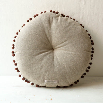 Round Woven Becca Cushion