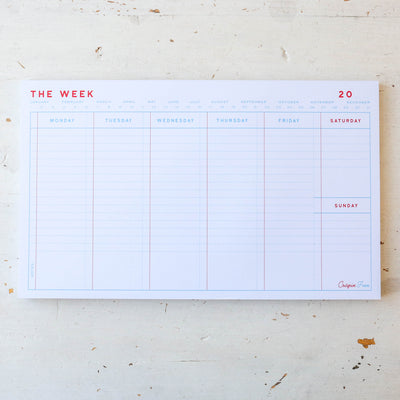 The Week Desk Pad