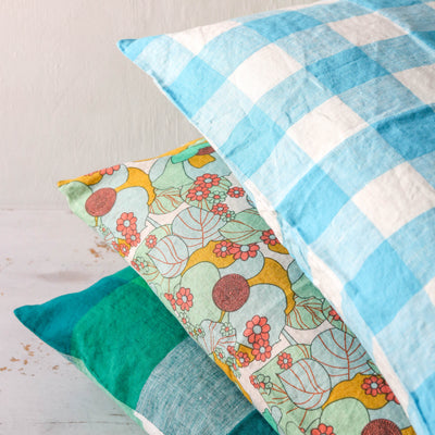 Apple Check Cushion Cover