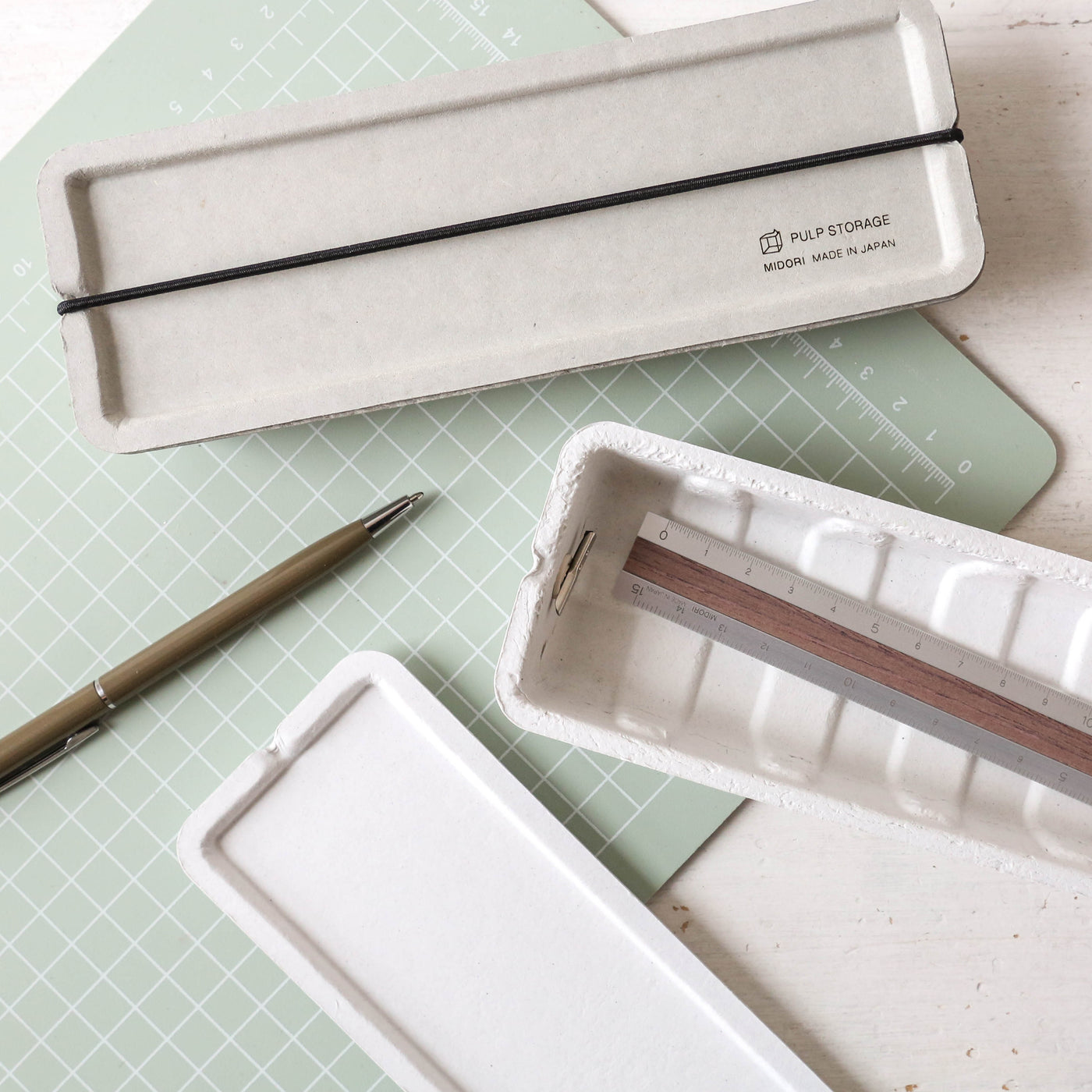 Midori Pulp Storage Pen Case