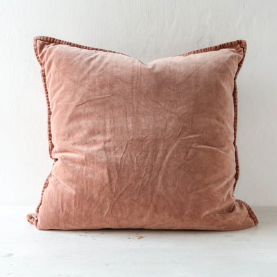 Cotton Velvet Cushion Cover - Tuscany