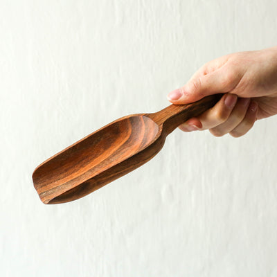 Oiled Acacia Wood Scoop