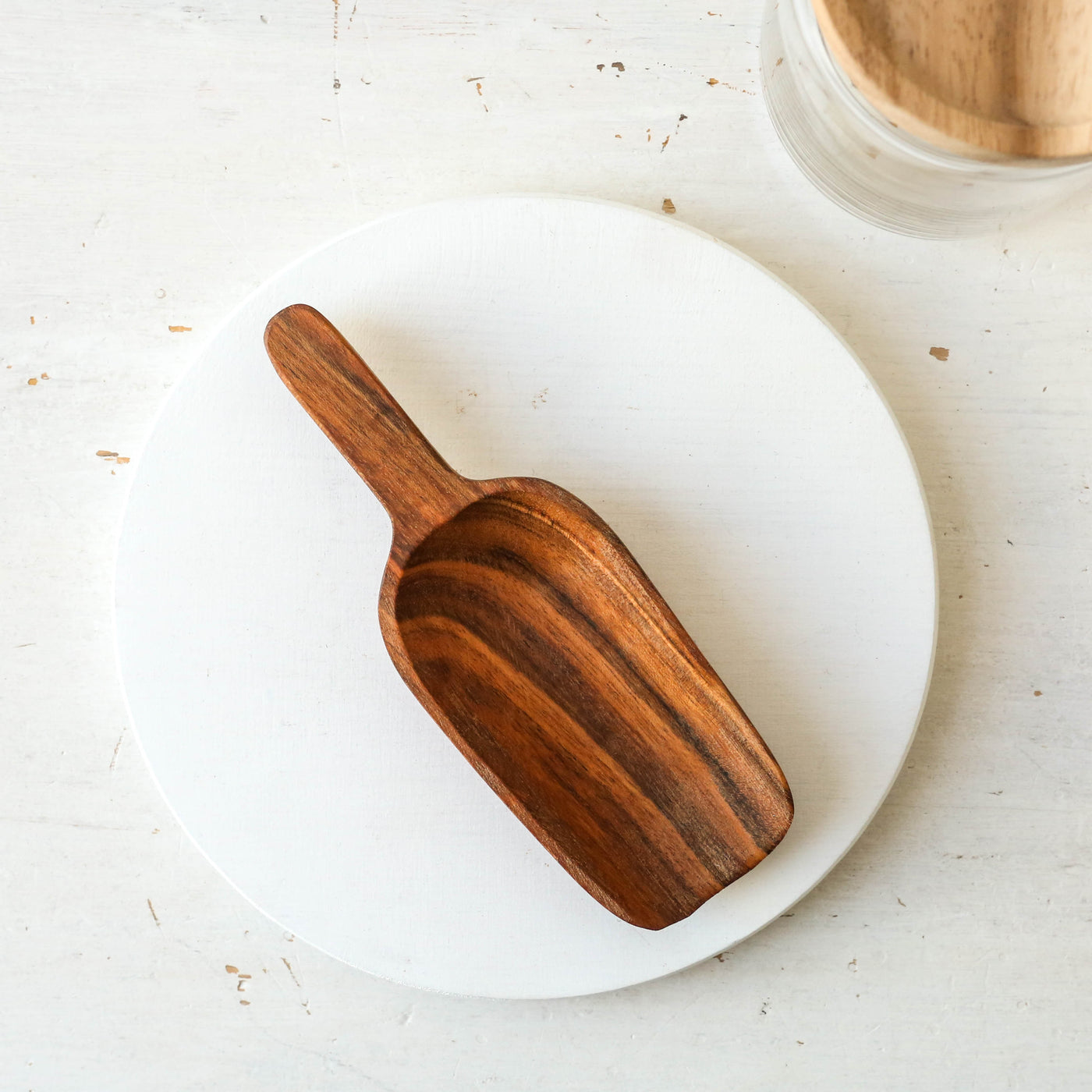 Oiled Acacia Wood Scoop