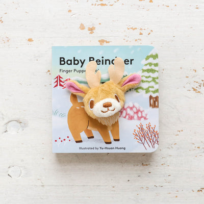 Finger Puppet Board Book - Baby Reindeer