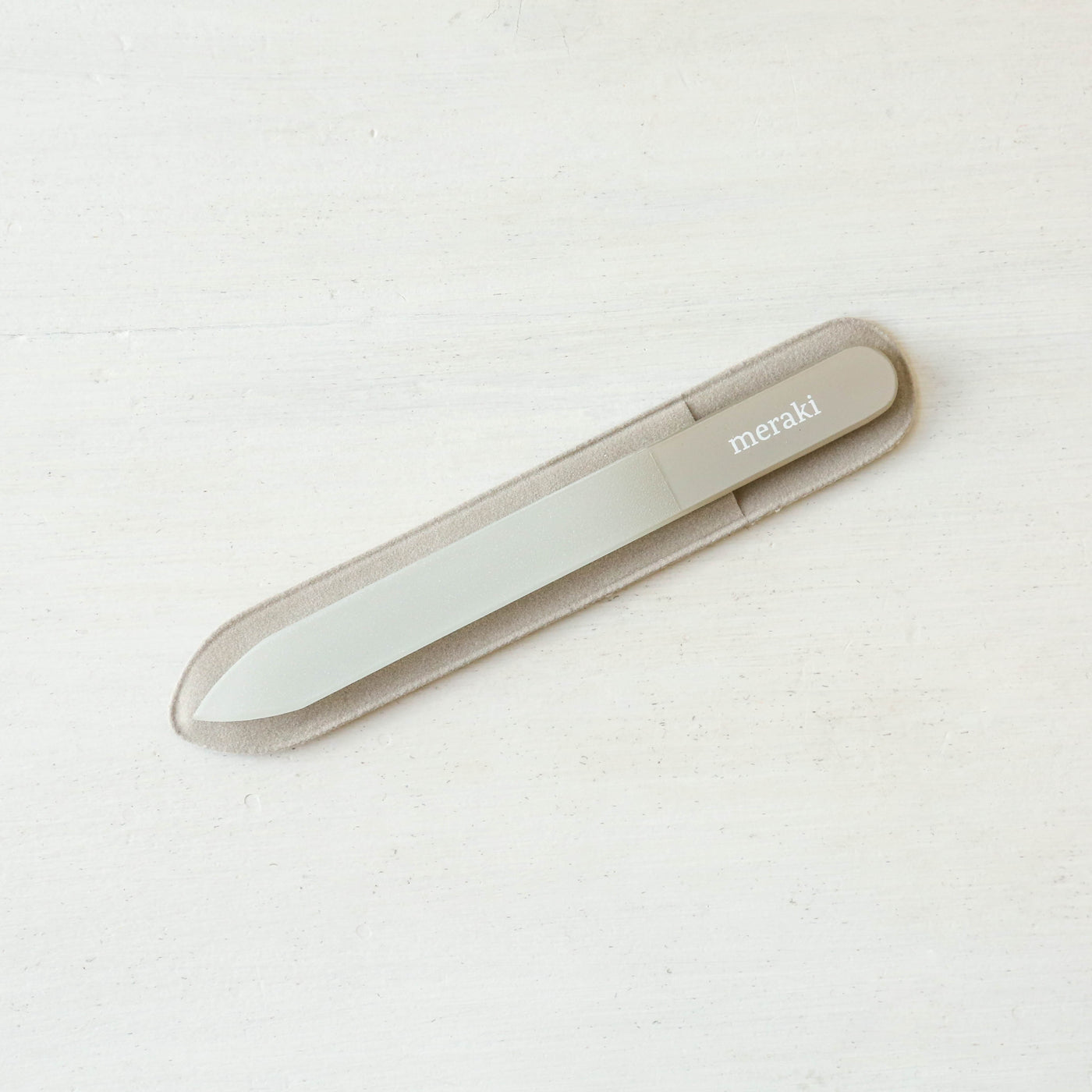 Grey Glass Nail File