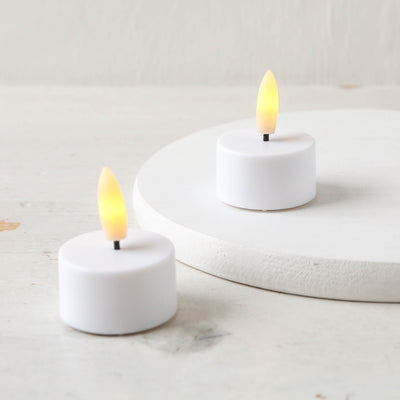 Pack of 2 Battery Tea Lights - Short