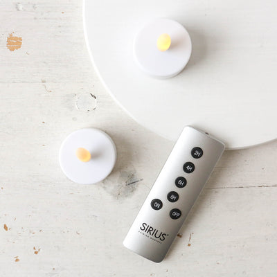 Pack of 2 Battery Tea Lights - Short