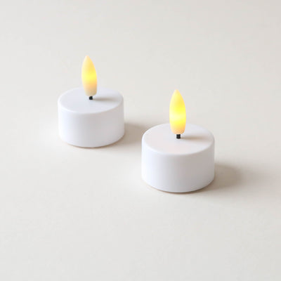 Pack of 2 Battery Tea Lights - Short
