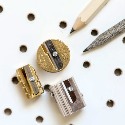 M + R Deluxe 'Grenade' Brass Sharpener