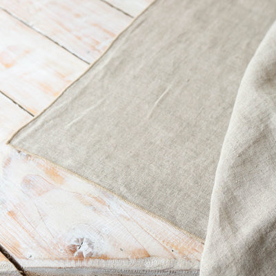 Washed Linen Tablecloth - Natural 160 x 250 cm