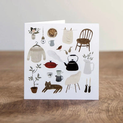 A Calm Morning at Home Card