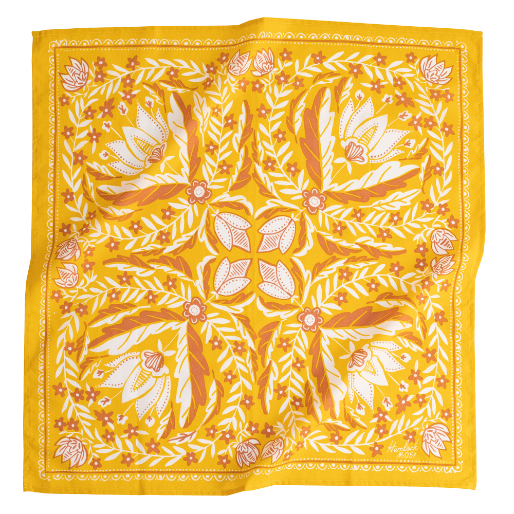 Floral Cotton Bandana