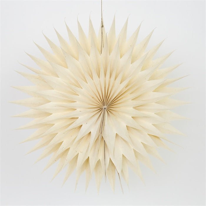 47cm 'Frost' Hanging Paper Star