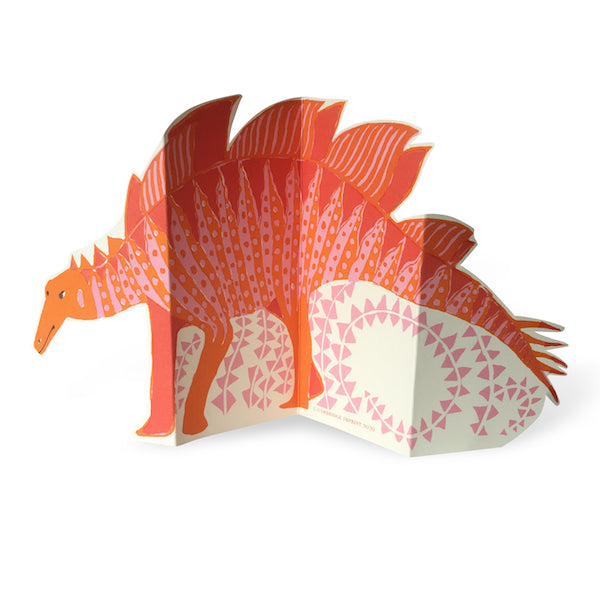 Stegosaurus Concertina Card