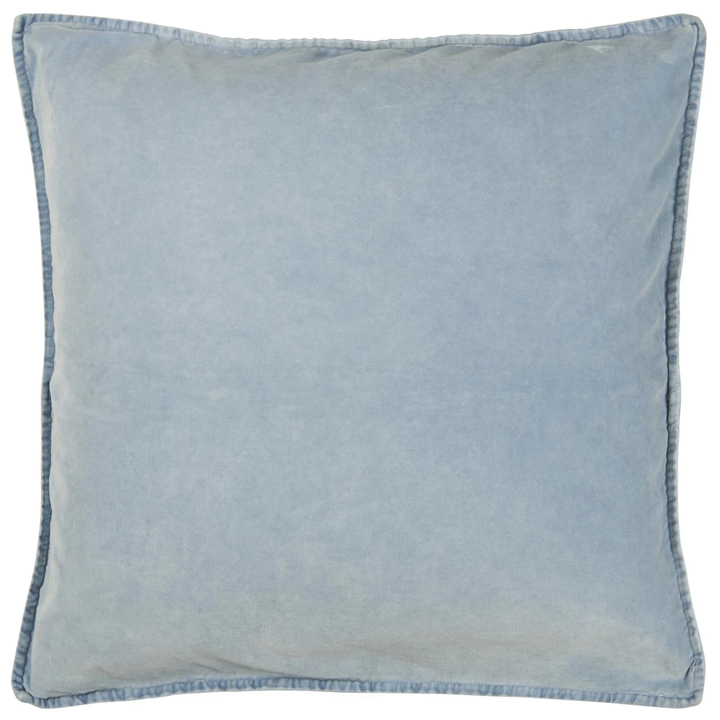 Cotton Velvet Cushion Cover - Blue Shade