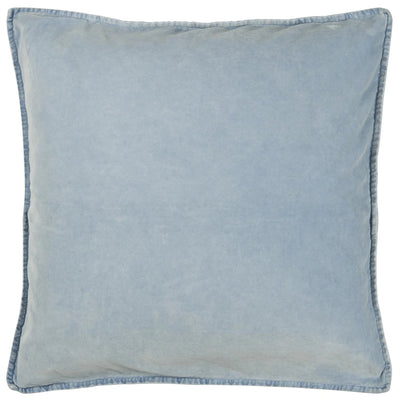 Cotton Velvet Cushion Cover - Dusty Blue