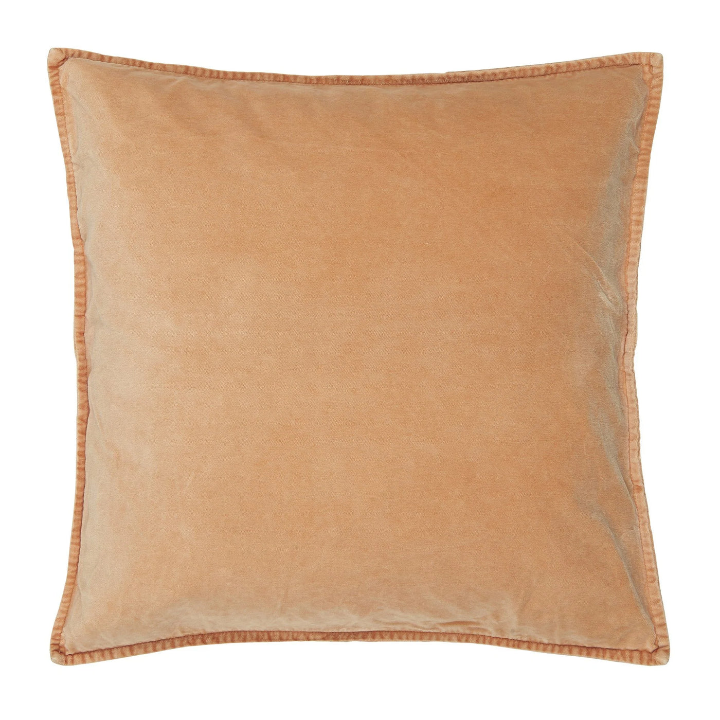 Cotton Velvet Cushion Cover - Coral Sands