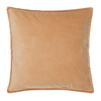 Cotton Velvet Cushion Cover - Coral Sands