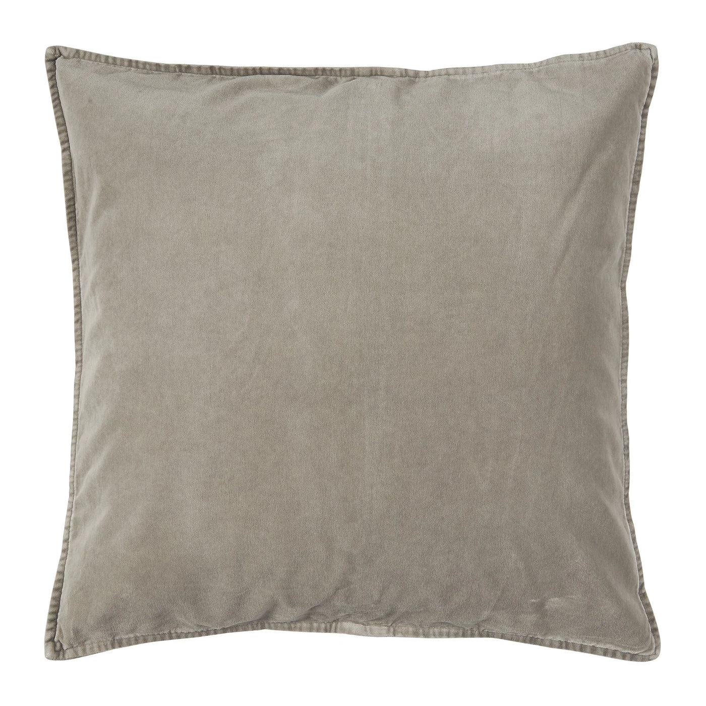 Cotton Velvet Cushion cover - Ash Grey