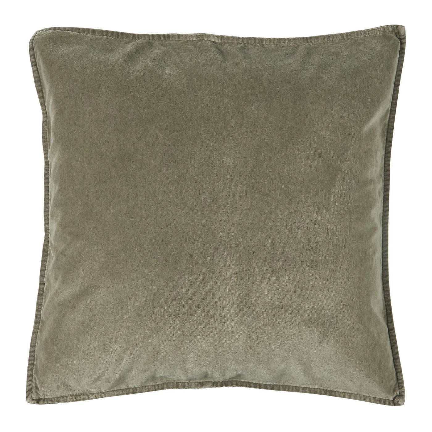 Cotton Velvet Cushion Cover - Linen