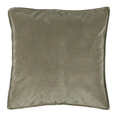 Cotton Velvet Cushion Cover - Linen