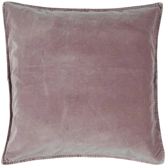 Cotton Velvet Cushion Cover - Malva