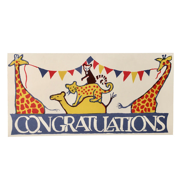 Circus Congratulations Card