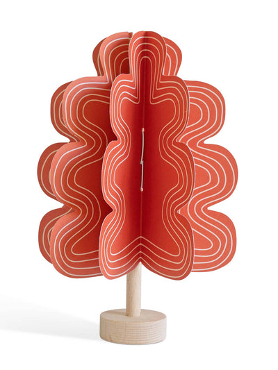 Oak Tree Decoration - Red