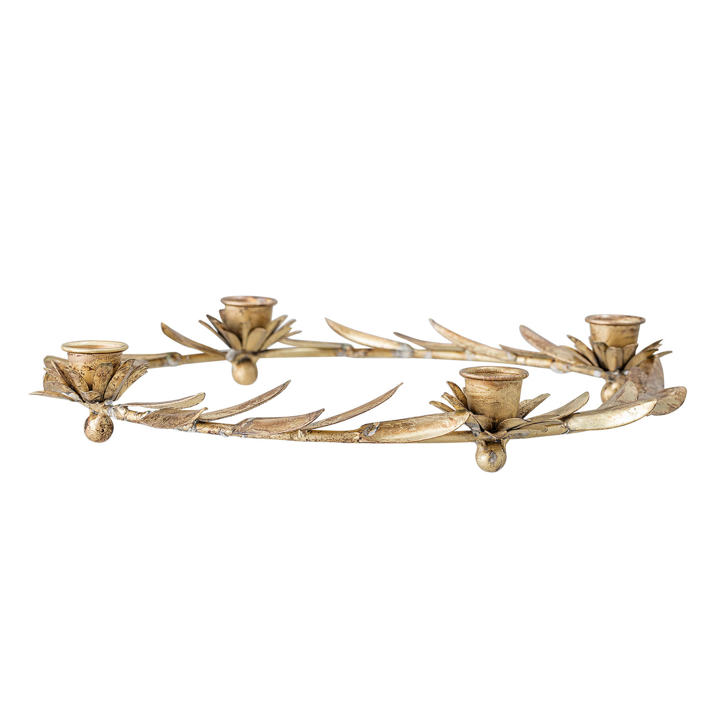 Leonette Candle Holder - Brass
