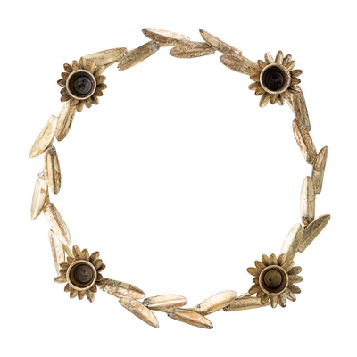 Leonette Candle Holder - Brass