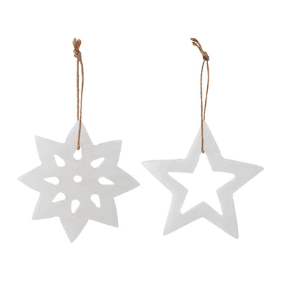 SALE Otta Ornament - White Alabaster