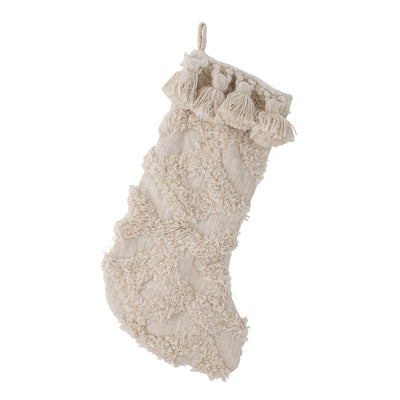 Vence Christmas Stocking in Natural