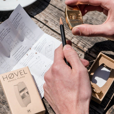HØVEL - Solid Brass Pencil Plane
