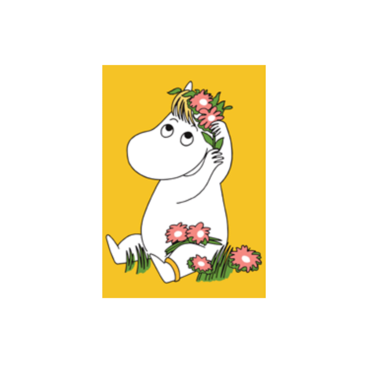 Moomin Snorkmaiden Flowers Mini Card